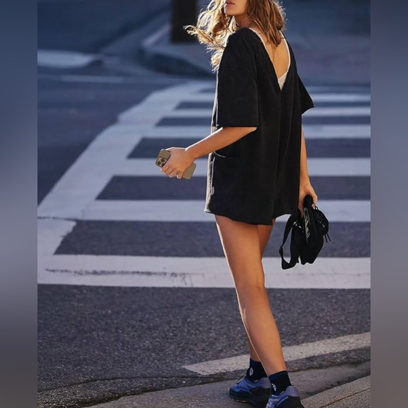 Free People Woman HOT SHOT TEE ROMPER CODDY -NWT- - Picture 7 of 9